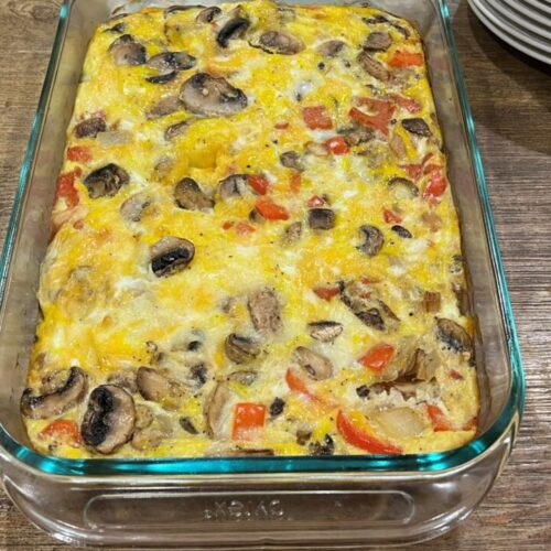 Mushroom Egg Bake Recipe