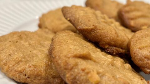 reduced-sugar-peanut-butter-cookie recipe