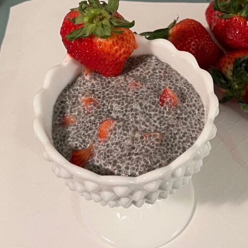 Strawberry Chia Seed Pudding