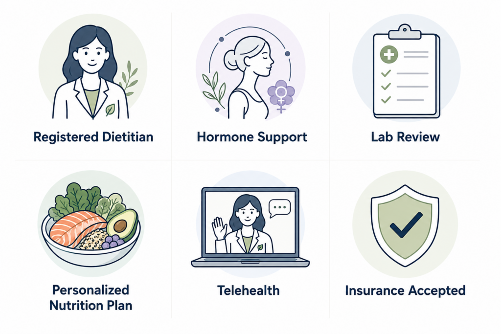 perimenopause menopause nutrition therapy